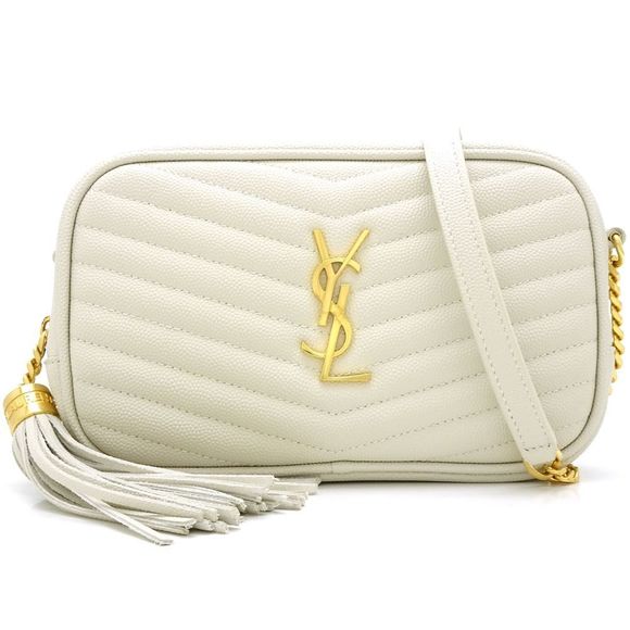 Saint Laurent SAINT LAURENT PARIS Lou Mini Bag 612579 Crossbody Shoulder Calf... - Picture 9 of 9